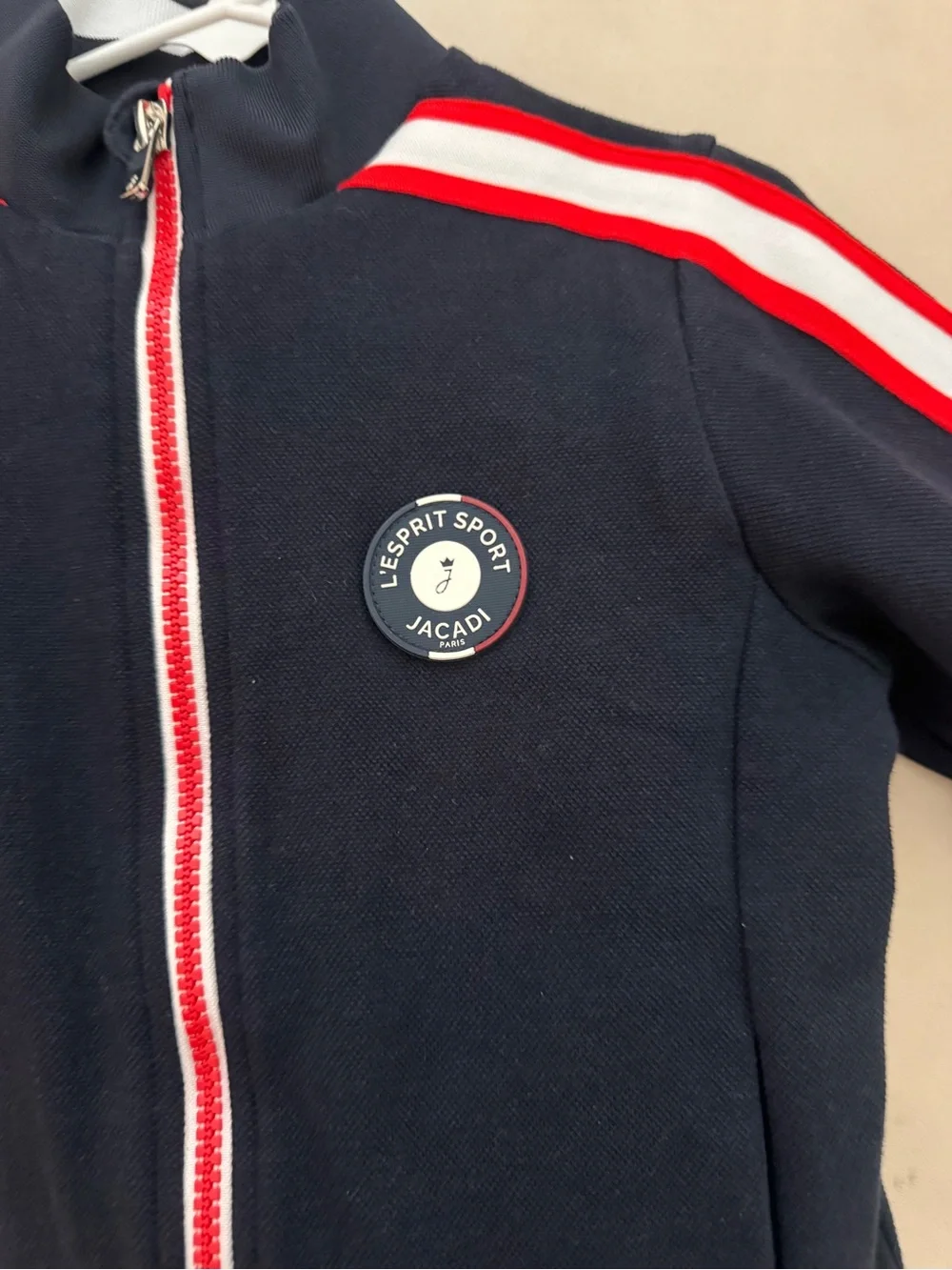 Jacadi Navy Jacket with Red & White Trim  🚫Never weared🚫